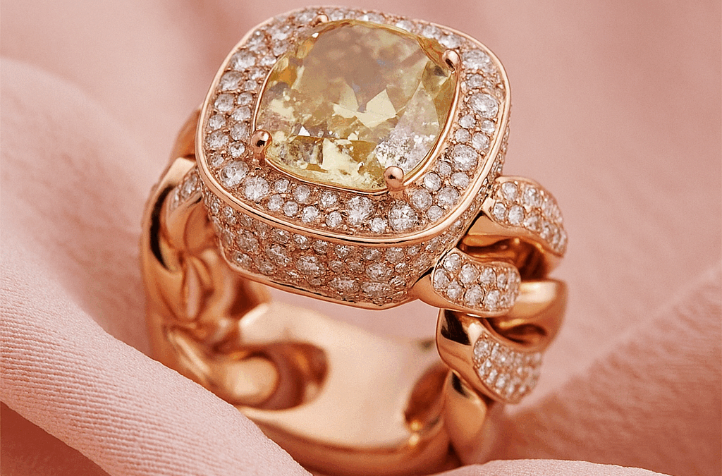 Pomellato Yellow Diamond Moon : une bague d’exception à découvrir chez Bijouterie Walthert